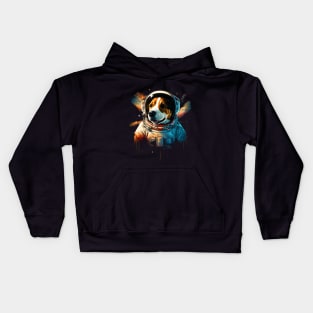 Astronaut Dog Kids Hoodie